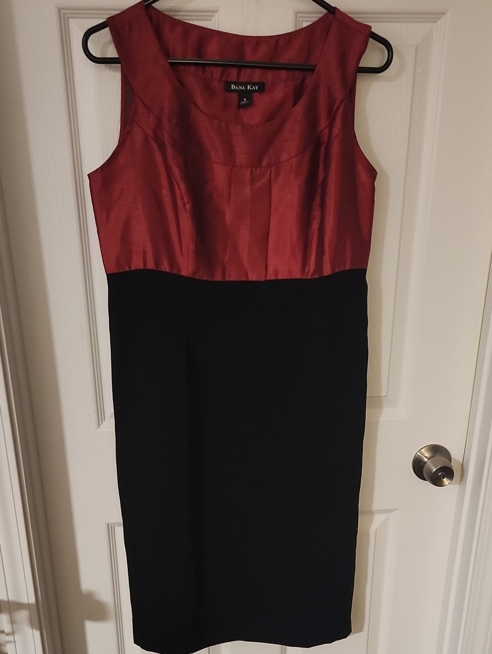 DANA KAY burgundy/black dress